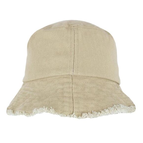 David & Young Women's Distressed Bucket Hat with Frayed Edges - Picture 1 of 6